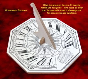 Sundial Assembly The British Sundial Society: BSS Horizontal Sundial