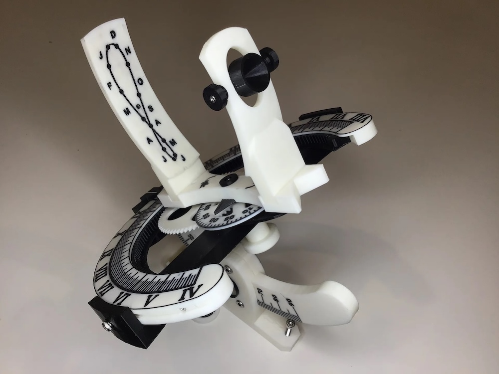3D Printed heliochronometer