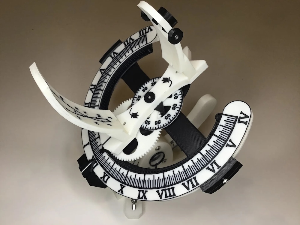 3D Printed heliochronometer