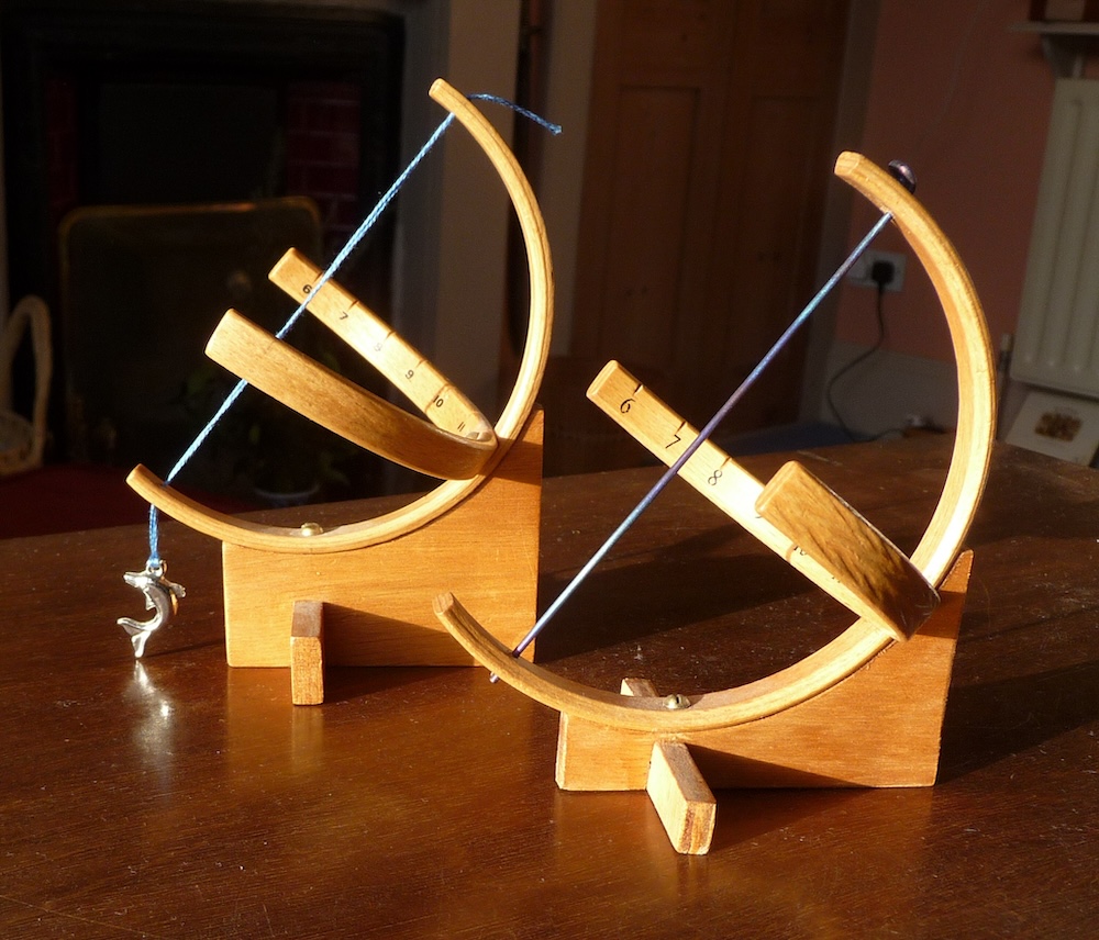 Two finished Armillary Dials