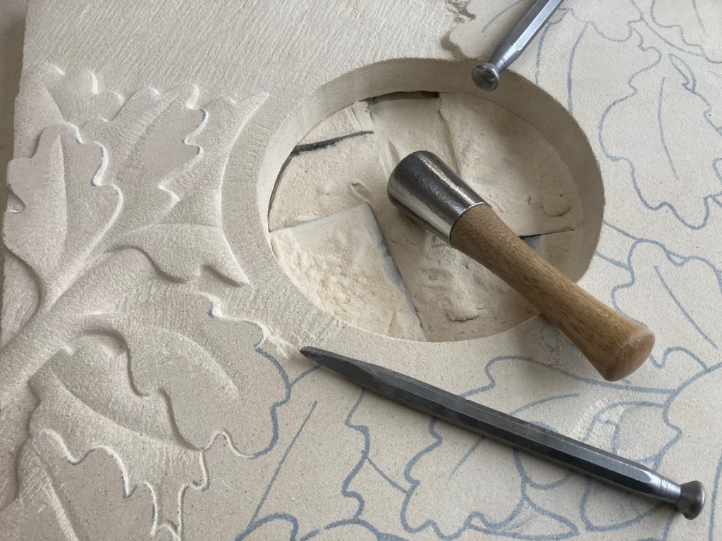 Carving the bowl apature