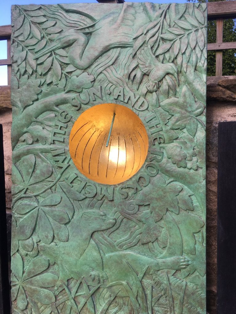 Sculptures for a private garden,