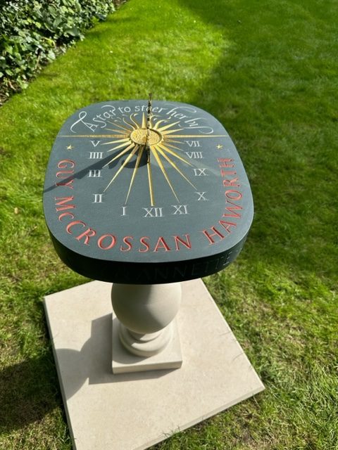 Memorial Horizontal Sundial in Berkshire